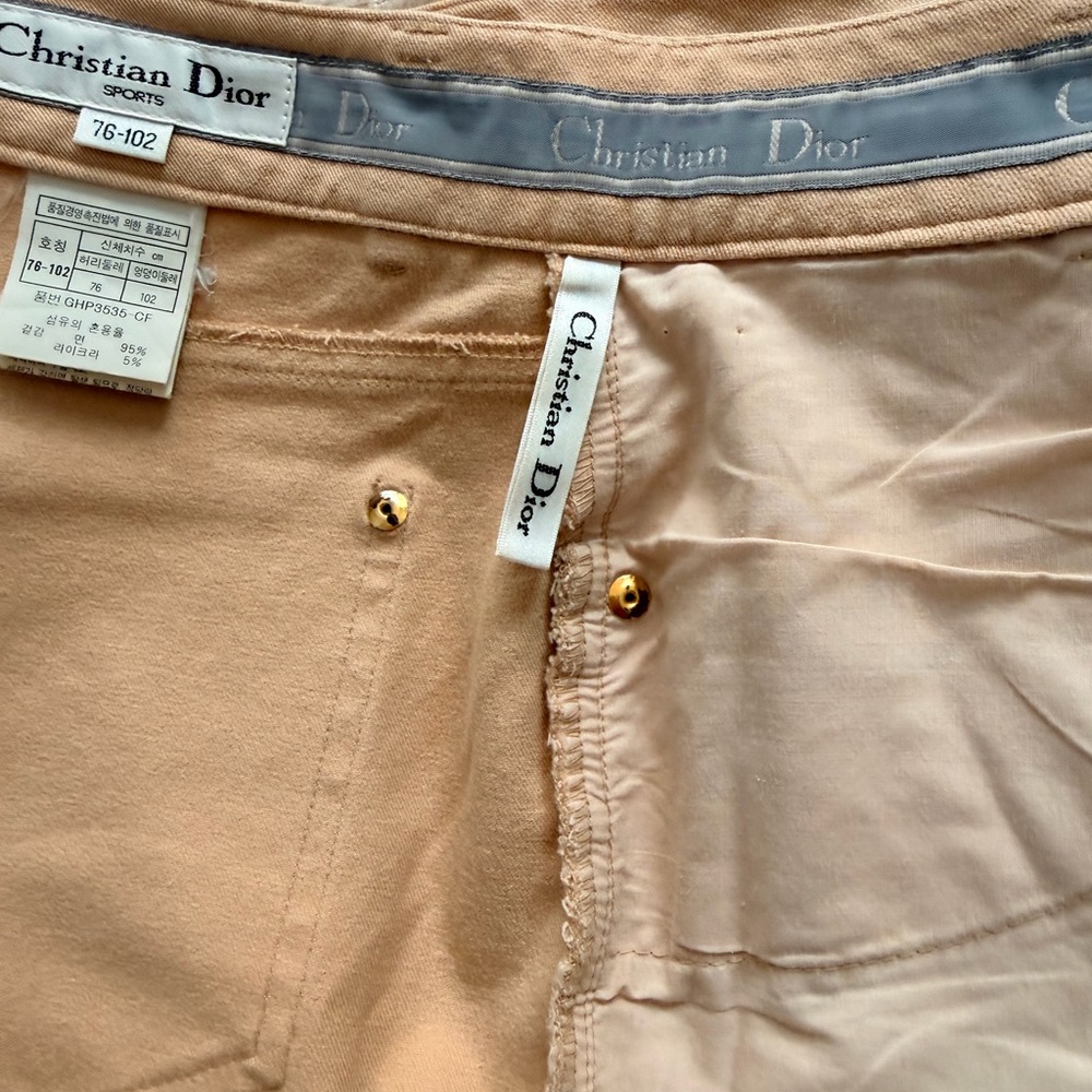 Christian Dior Sports Light Tan Riding Trousers